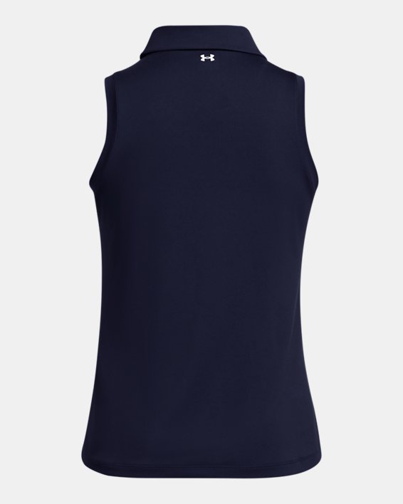 Women's UA Playoff Sleeveless Polo in Blue image number 3